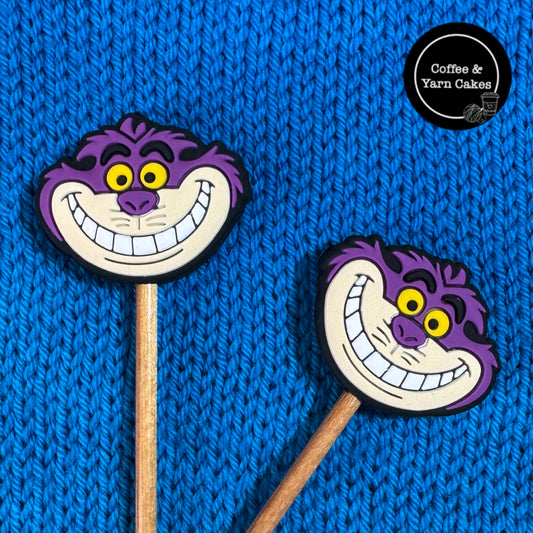 Cheshire Cat Wonderland Stitch Stoppers 1 Pair