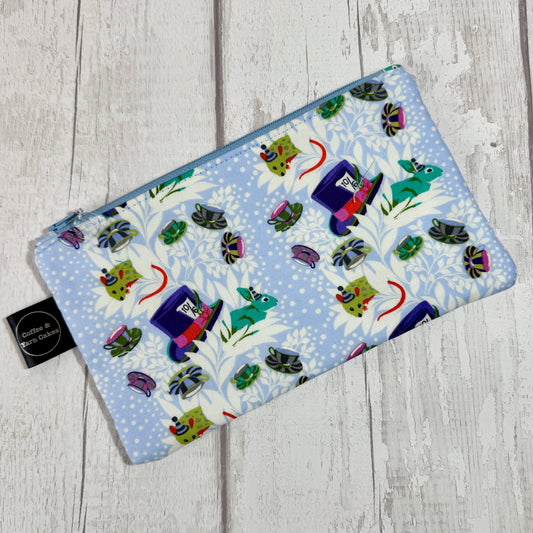 Curiouser 6pm Somewhere Wonderland Zipped Notions Hook DPN Pouch/Case