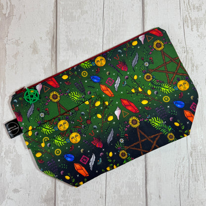 Summer Witch Zipped Project Bag - Large Size