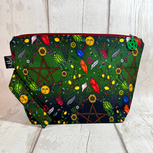 Summer Witch Zipped Project Bag - Large Size