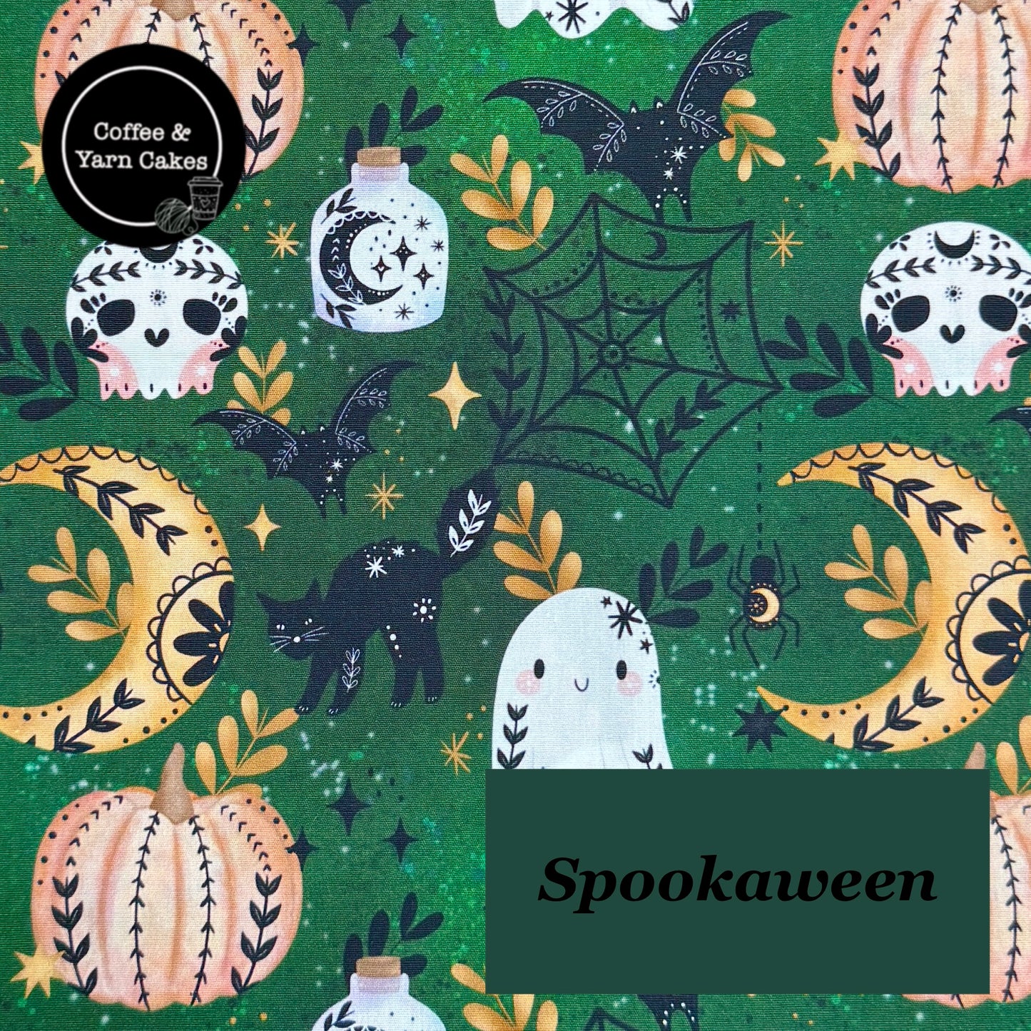 Spookaween Zipped Project Bag - Extra Large Size