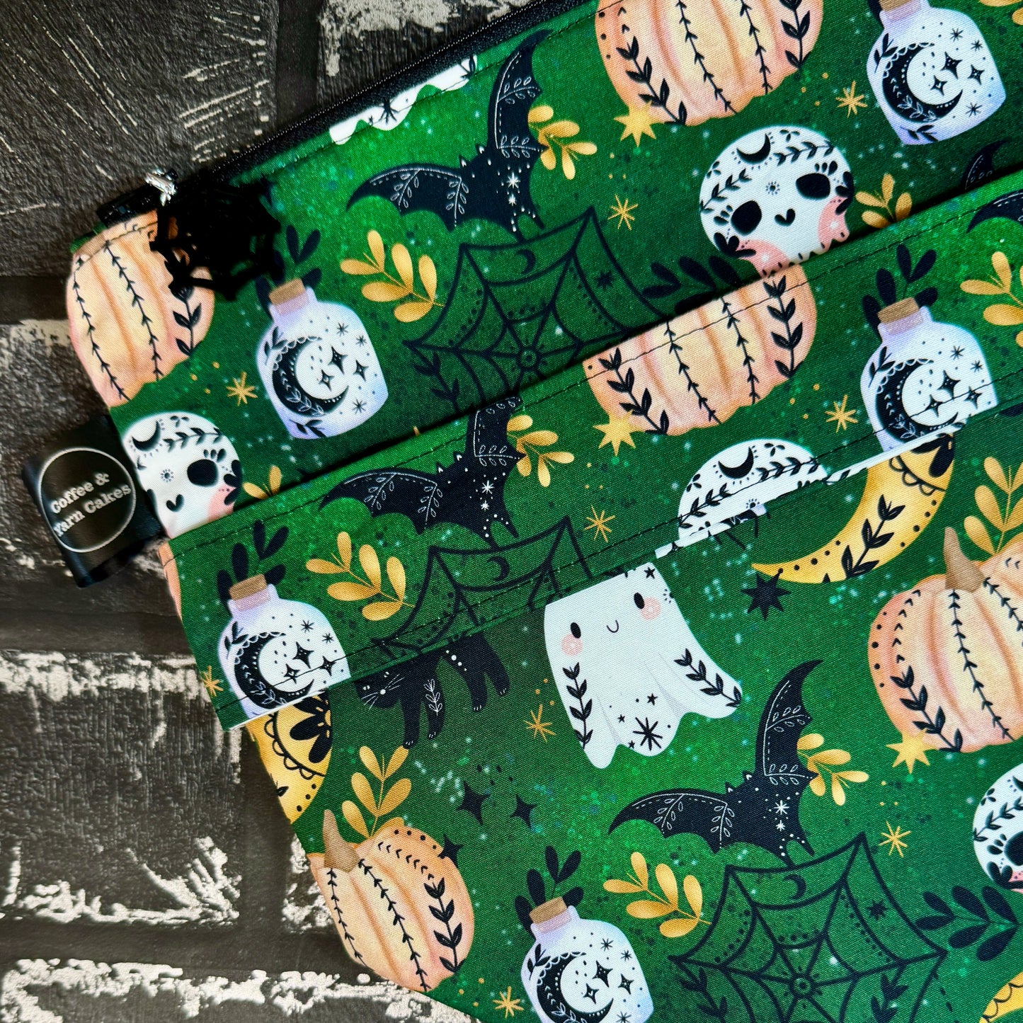 Spookaween Zipped Project Bag - Extra Large Size
