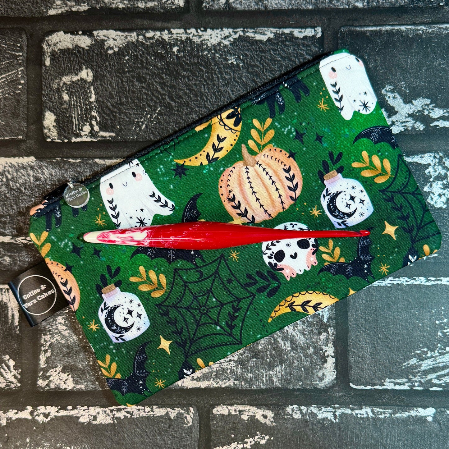 Spookaween Zipped Notions Hook DPN Pouch/Case