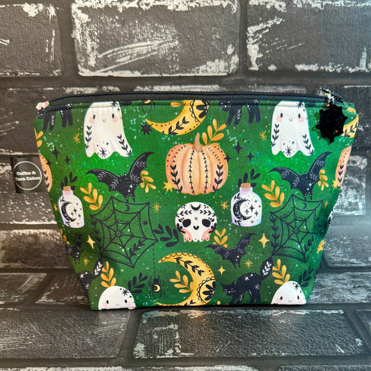 Spookaween Zipped Project Bag - Small/Sock Size