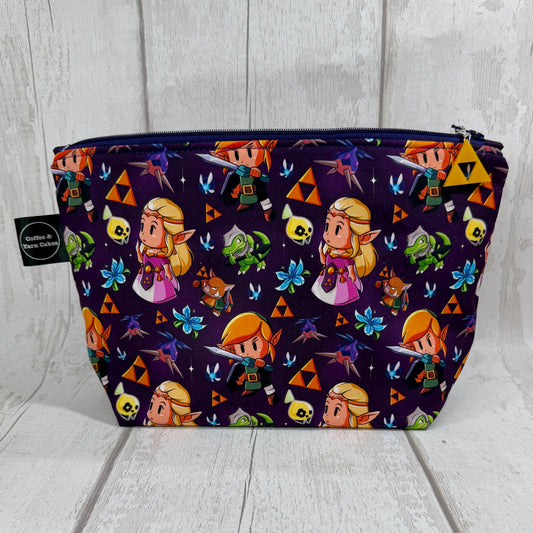 I'll Save You Link Zipped Project Bag - Small/Sock Size