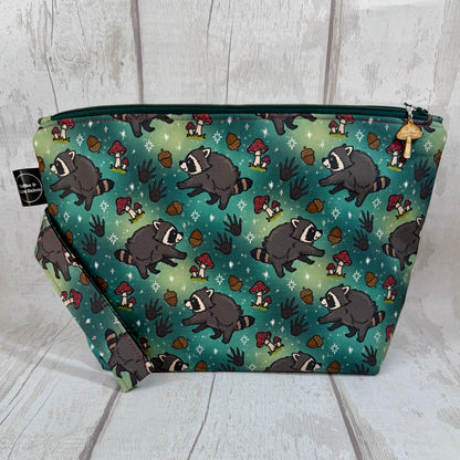 Jimothy Raccoon Zipped Project Bag - Large Size