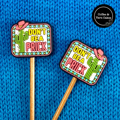 Don't Be A Prick Cactus Stitch Stoppers 1 Pair