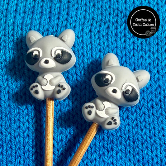 Mischievous Raccoon Stitch Stoppers 1 Pair