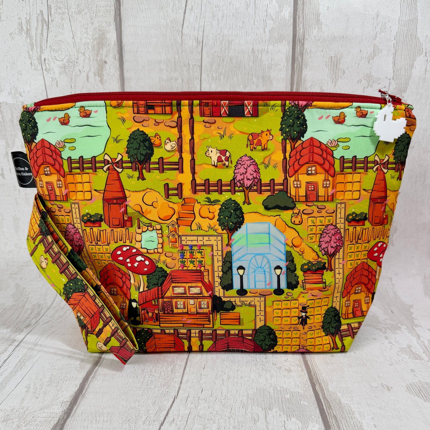 Stardew Valley Zipped Project Bag - Large Size