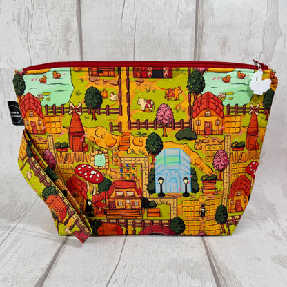 Stardew Valley Zipped Project Bag - Large Size