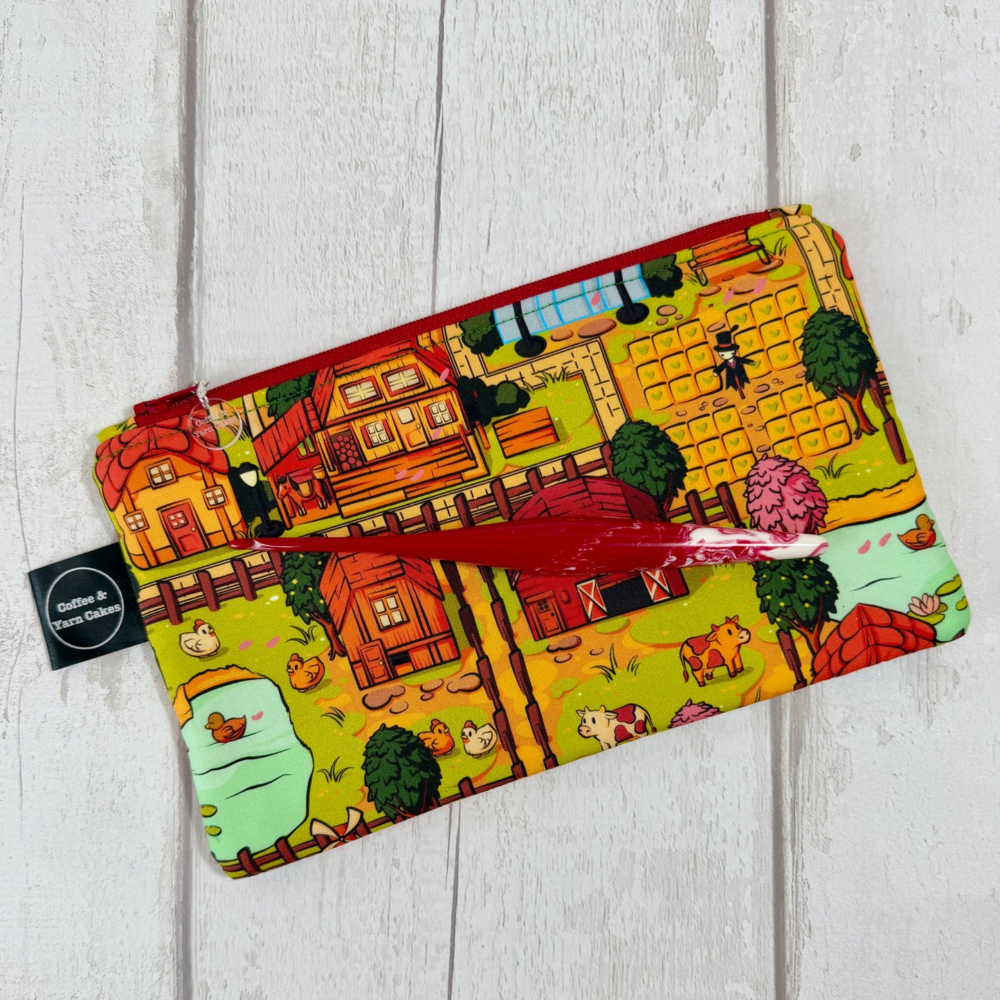 Stardew Valley Zipped Notions Hook DPN Pouch/Case