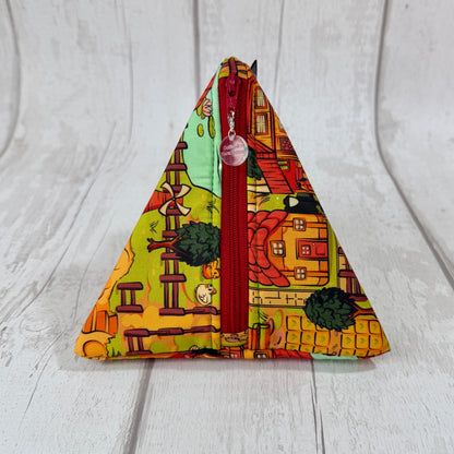 Stardew Valley Zipped Fabric Pyramid Notions Pouch
