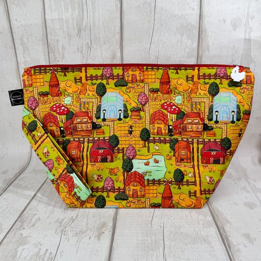 Stardew Valley Zipped Project Bag - Extra Large Size