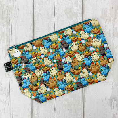 Stardew Birdies Zipped Project Bag - Large Size
