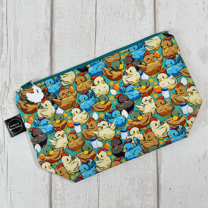 Stardew Birdies Zipped Project Bag - Small/Sock Size