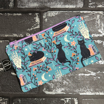 Spellbound Cats Zipped Notions Hook DPN Pouch/Case