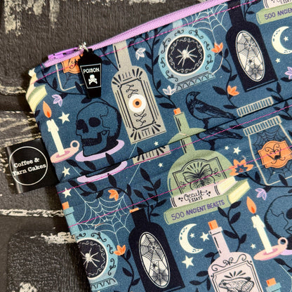 Spellbound Potions Zipped Project Bag - Large Size