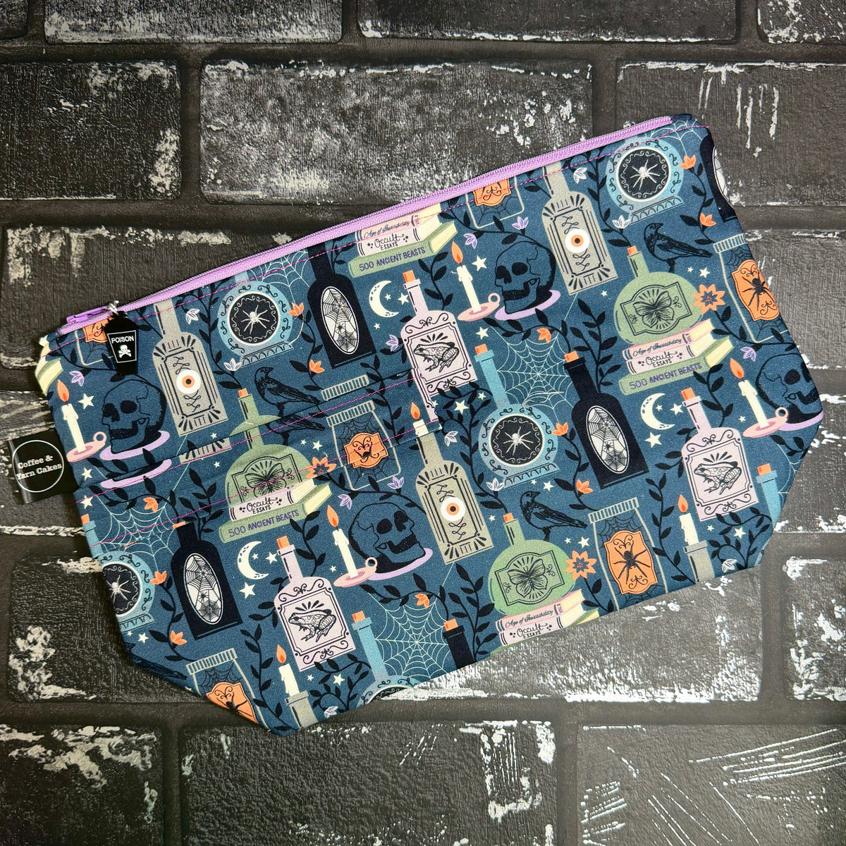 Spellbound Potions Zipped Project Bag - Large Size