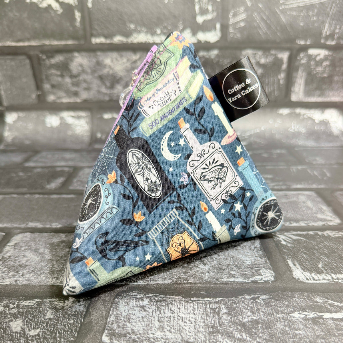 Spellbound Potions Zipped Fabric Pyramid Notions Pouch