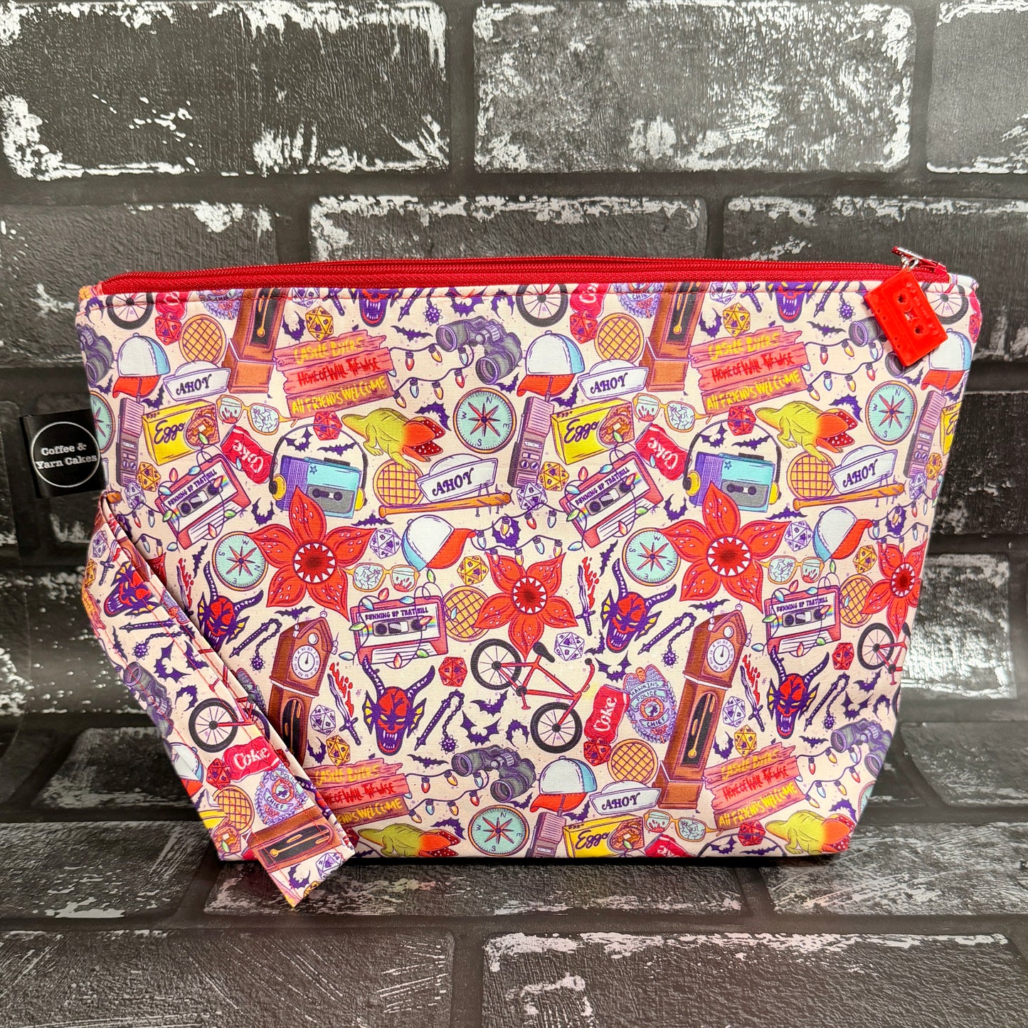 Welcome To Hawkins Zipped Project Bag - Large Size