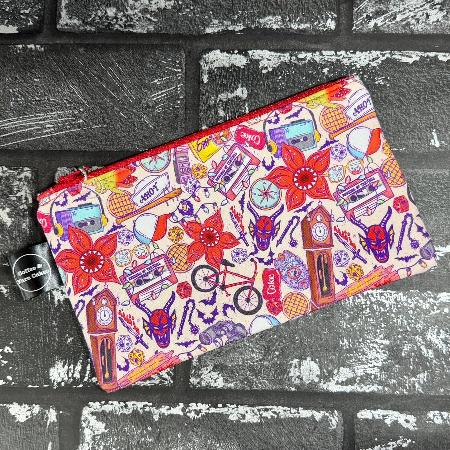 Welcome To Hawkins Zipped Notions Hook DPN Pouch/Case