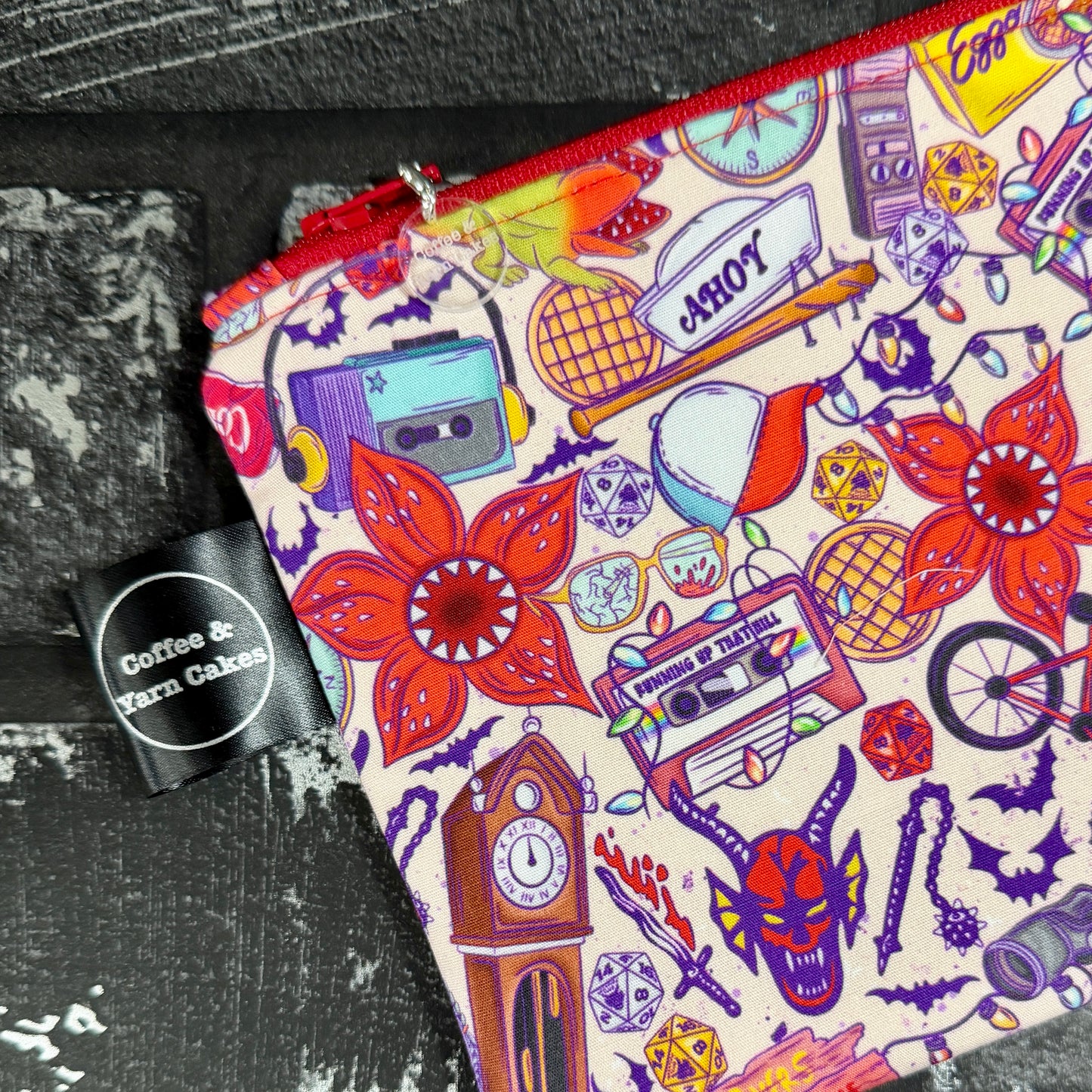 Welcome To Hawkins Zipped Notions Hook DPN Pouch/Case