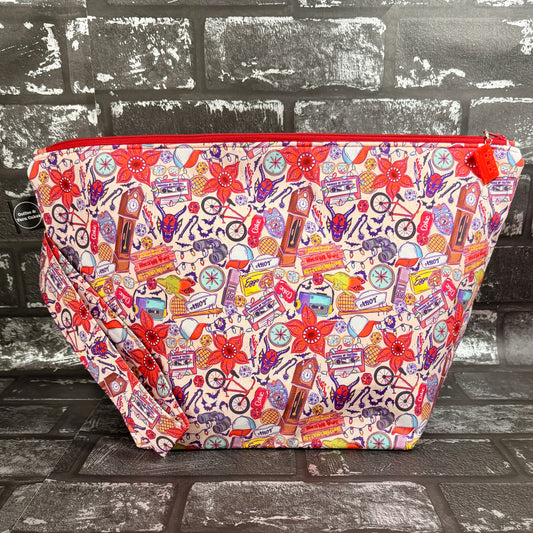 Welcome To Hawkins Zipped Project Bag - Extra Large Size