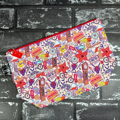 Welcome To Hawkins Zipped Project Bag - Large Size