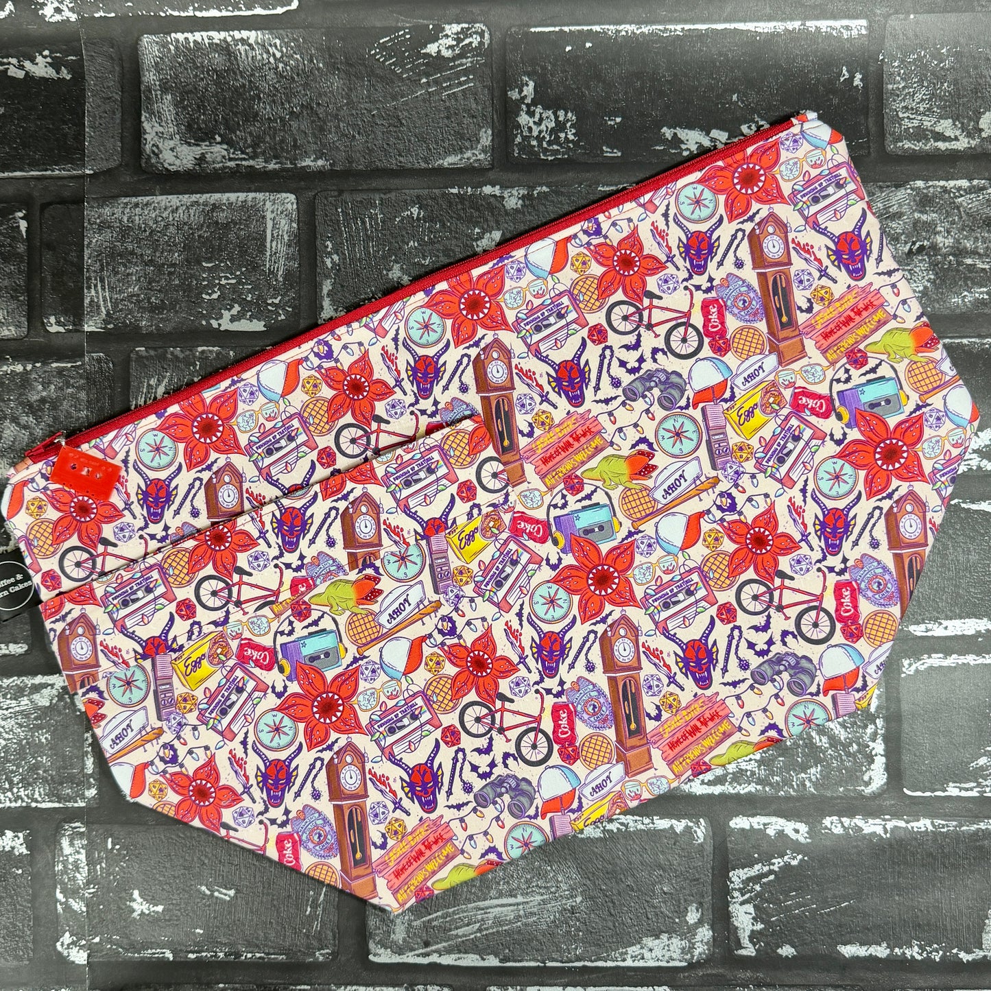 Welcome To Hawkins Zipped Project Bag - Extra Large Size