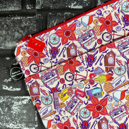 Welcome To Hawkins Zipped Project Bag - Extra Large Size