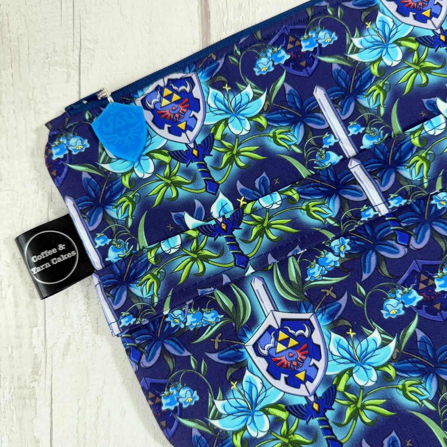 Sword & Shield Zipped Project Bag - Large Size