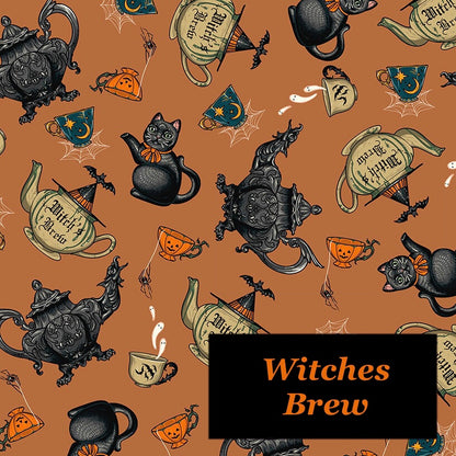 Witches Brew Zipped Project Bag - Small/Sock Size