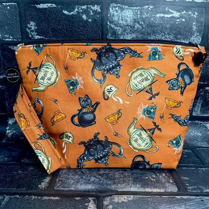 Witches Brew Zipped Project Bag - Large Size