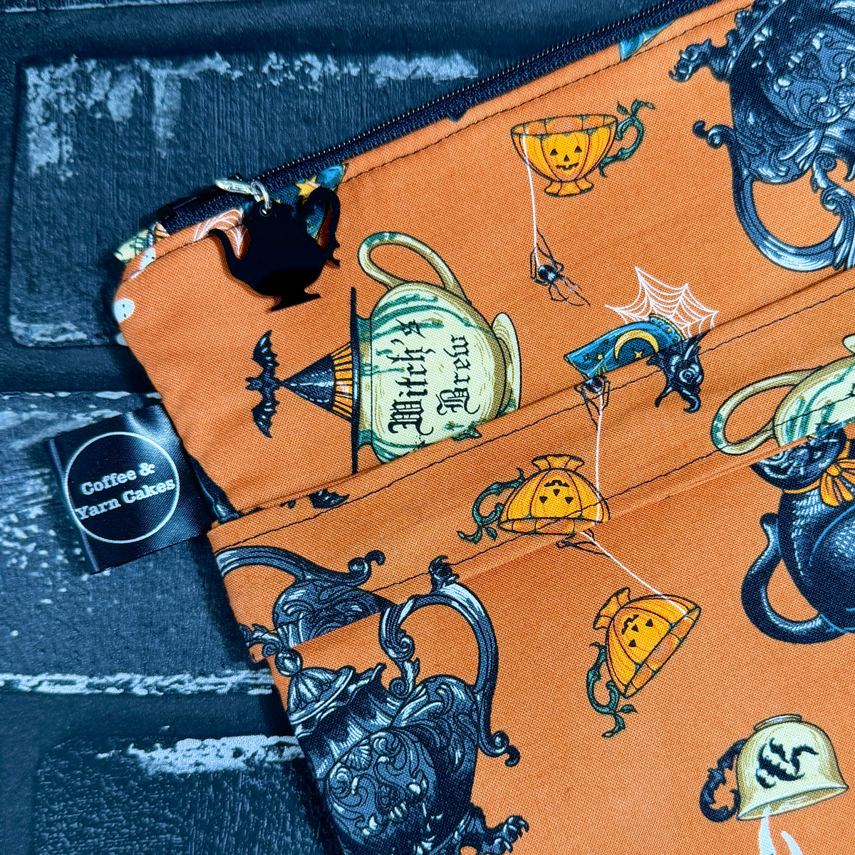 Witches Brew Zipped Project Bag - Large Size
