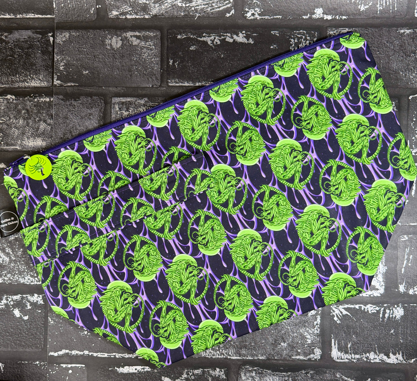 Xenomorph Alien Zipped Project Bag - Extra Large Size