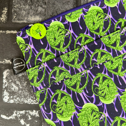 Xenomorph Alien Zipped Project Bag - Extra Large Size
