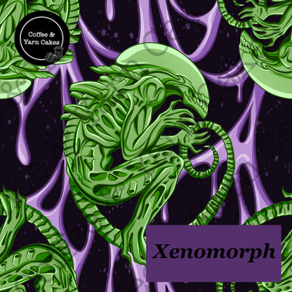 Xenomorph Alien Zipped Project Bag - Large Size