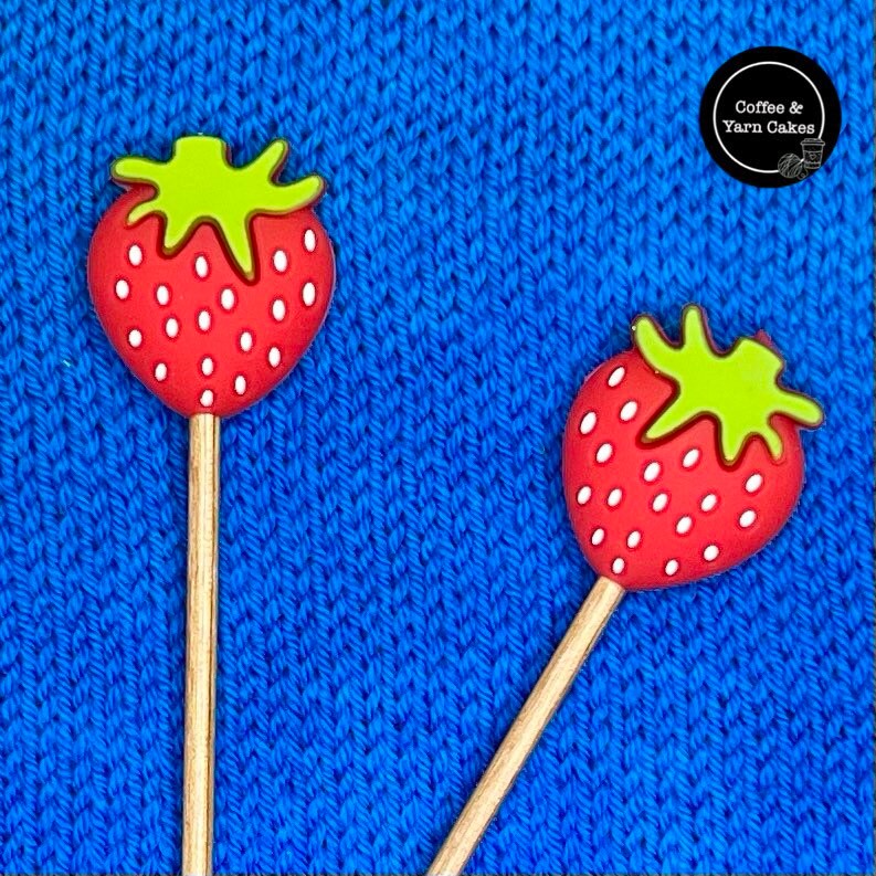 Scrumptious Strawberry Stitch Stoppers 1 Pair