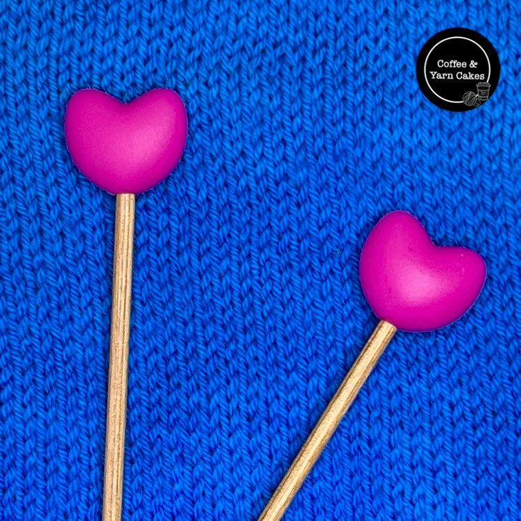 Loveable Hearts Pink Stitch Stoppers 1 Pair