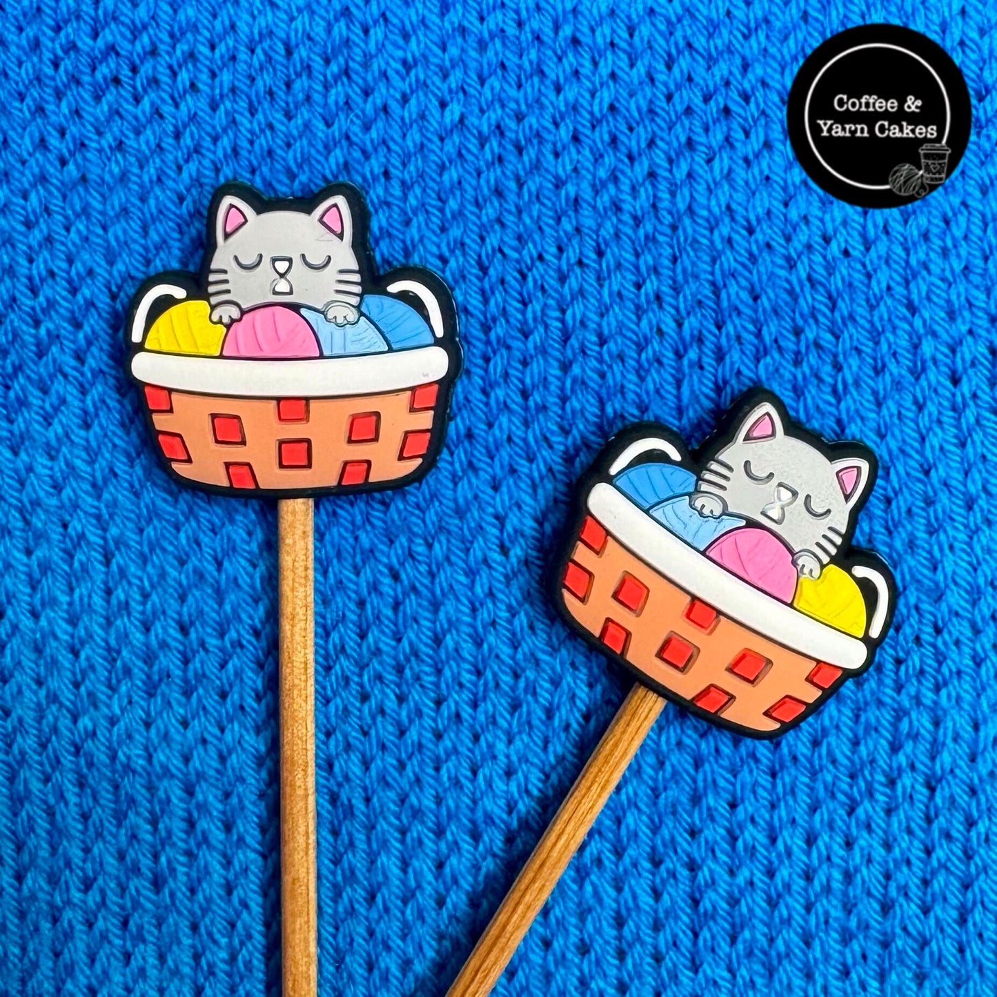 Garnkorb Kitty Cat Maschenstopper 1 Paar